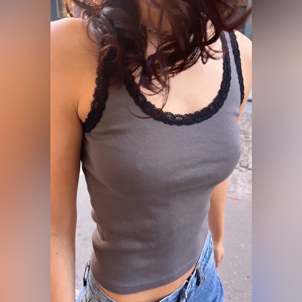 Brandy Melville Ronnie Lace Long Tank XS/S